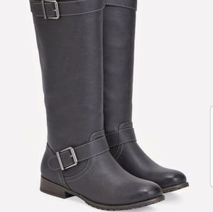 Justfab Xyleena black boots